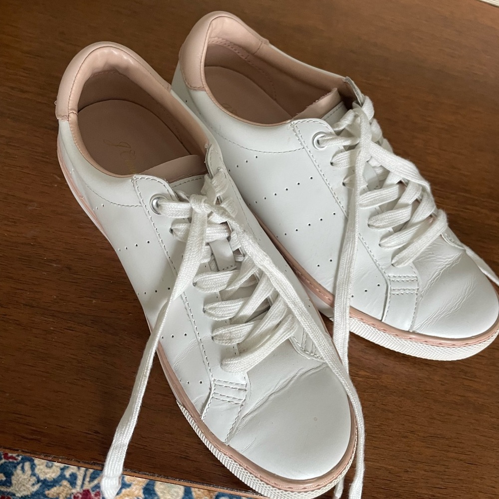 Saturday sneakers in leather with pink detail Size 9 - Picture 3 of 6